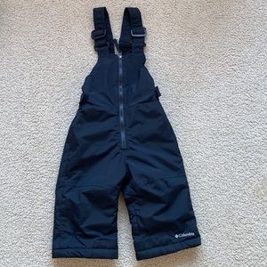 Columbia toddler snow bib size 2T
